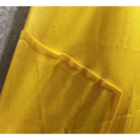 Jason Wu Dress Womens 6 Yellow Lemon Sleeveless‎ Maxi Fit Flare Formal Elegant - Picture 6 of 16